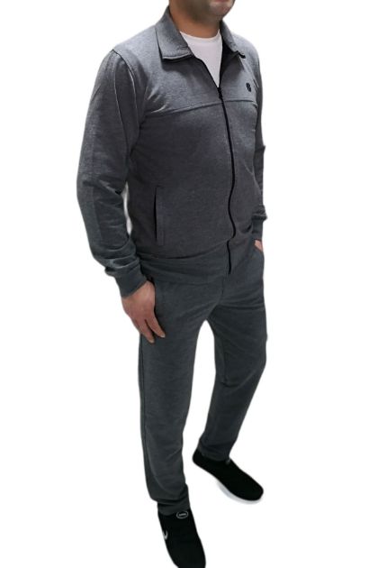 BayAygun 217 Penye Klasik Eşofman Takım _Füme resmi