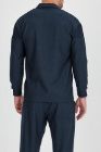 BayAygun 4130 Yakalı Fermuarlı Parcalı Örme Sweatshırt_Koyu Mint resmi