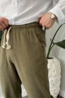 BayAygun 5070 Baggy Joger Keten Pantolon_Haki resmi