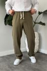 BayAygun 5070 Baggy Joger Keten Pantolon_Haki resmi