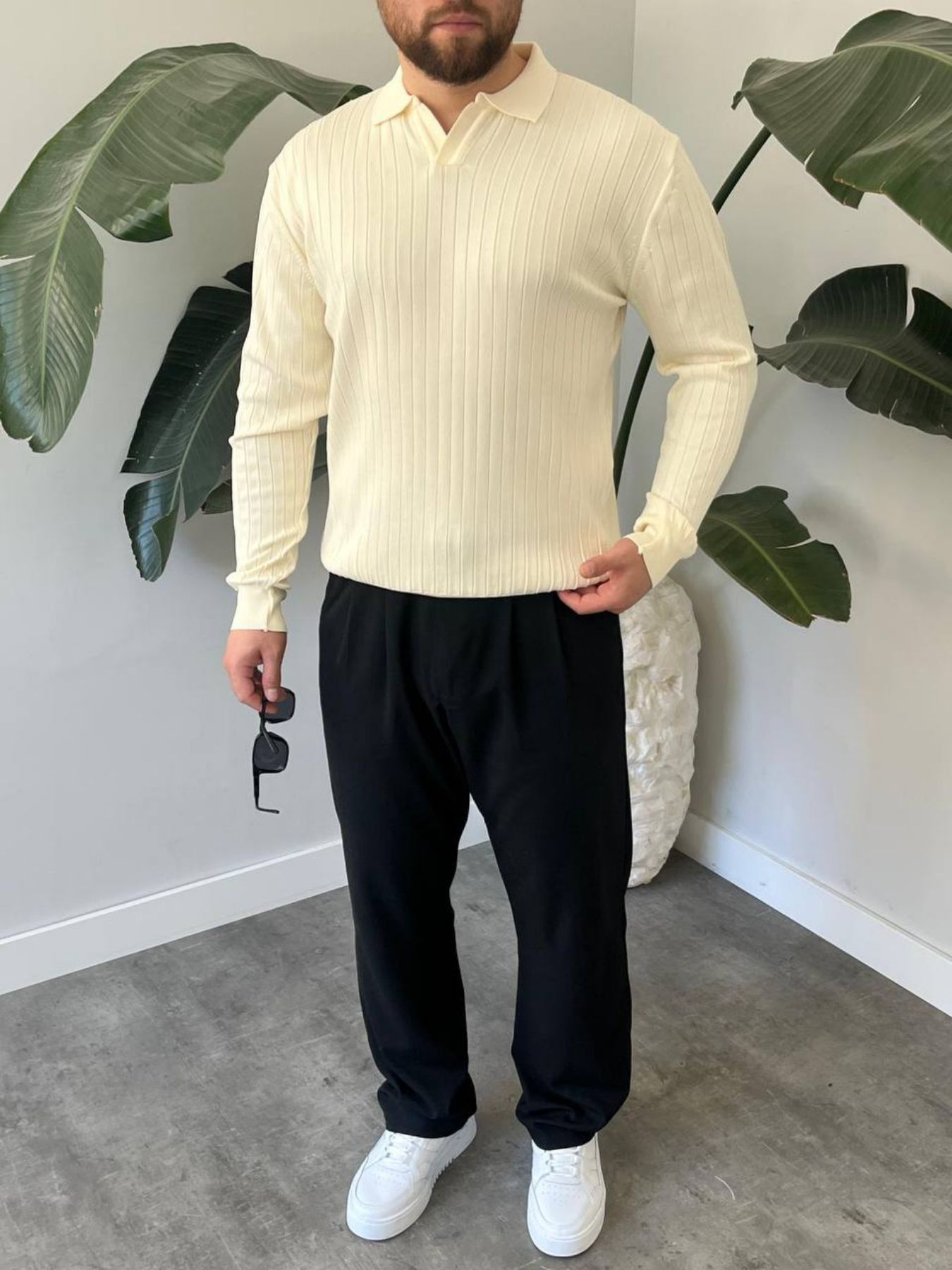 BayAygun 6540 Polo V Pat Yaka Kazak_Bej resmi