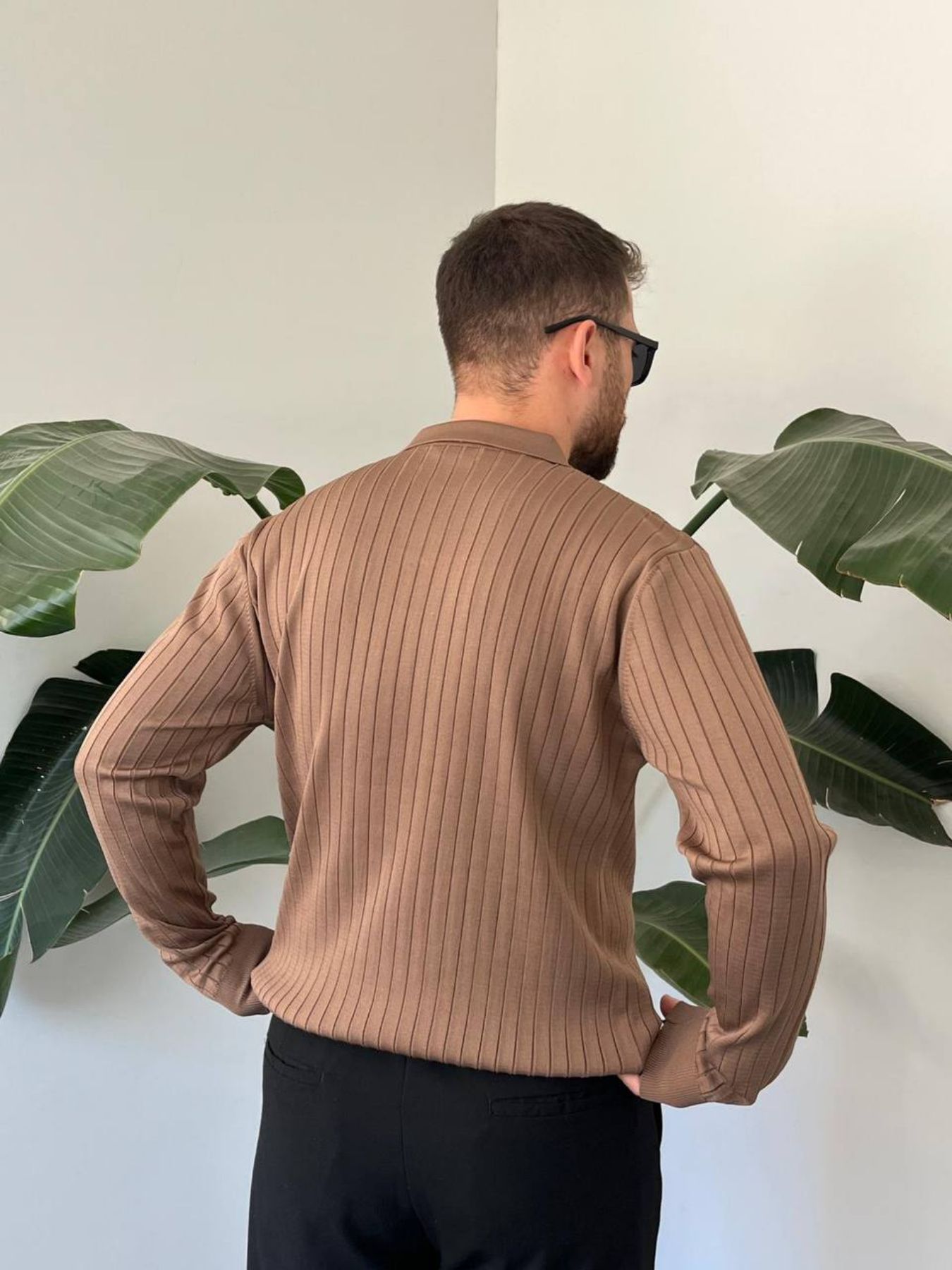 BayAygun 6540 Polo V Pat Yaka Kazak_Kahve resmi