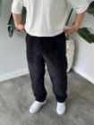 BayAygun 5113 Baggy Fitilli Kadife Pantolon_Siyah resmi
